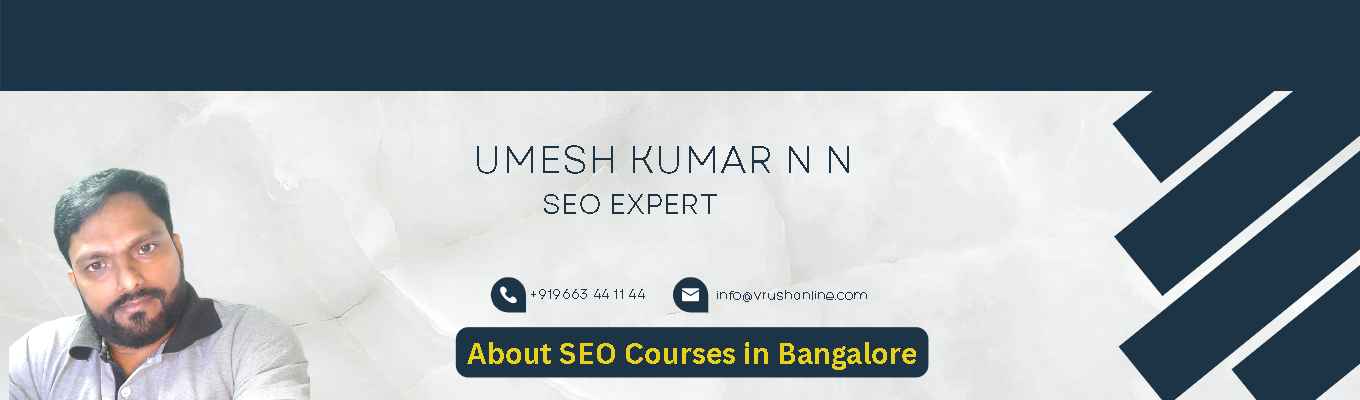 SEO Course Details in Bangalore